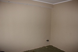 After repainting walls